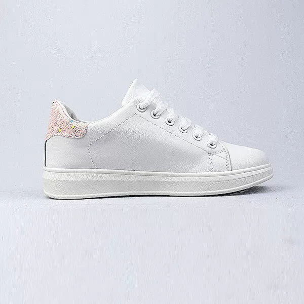 Espadrille pour femme A02 blanc/rose sandale médicale femme confortable Maroc